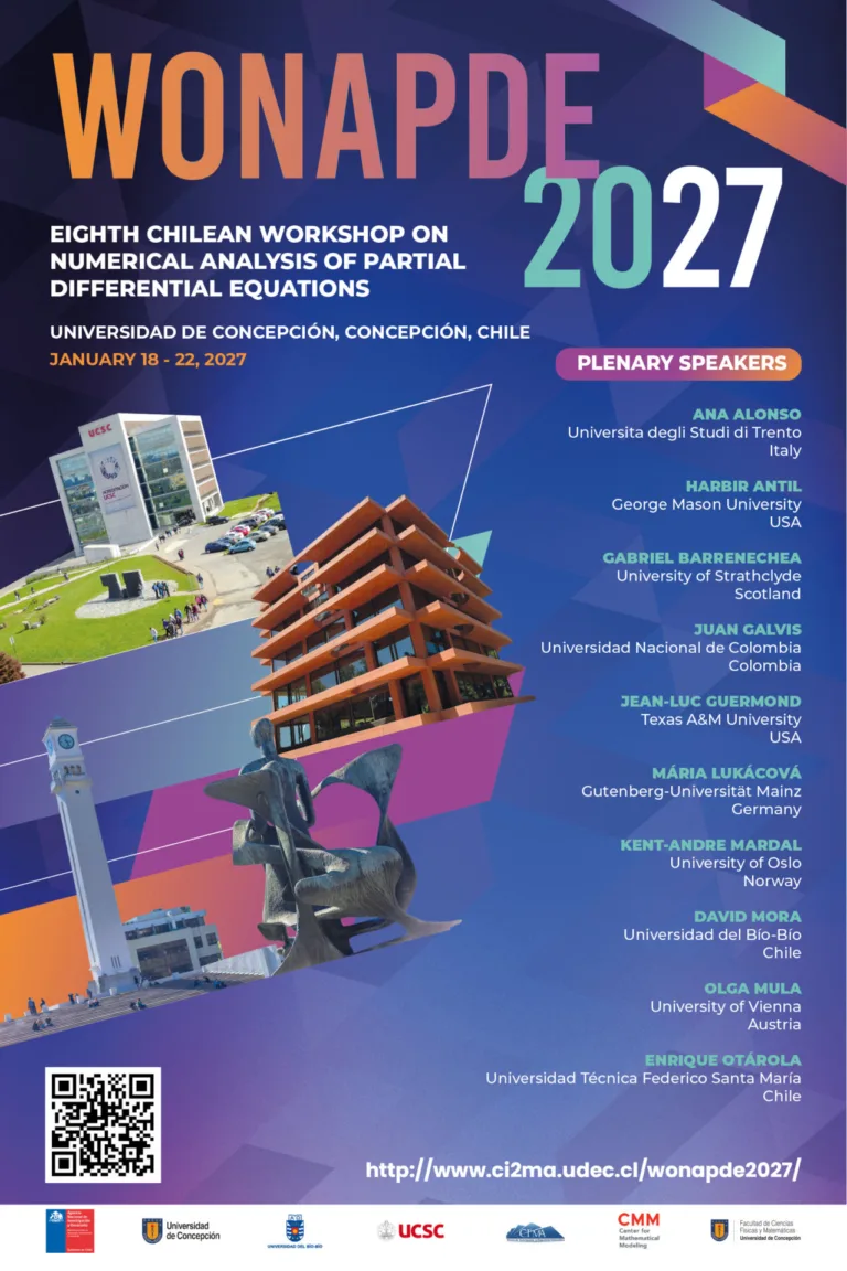 Más de 20 años de trayectoria: Wonapde vuelve a reunir en Concepción a referentes mundiales de las matemáticas